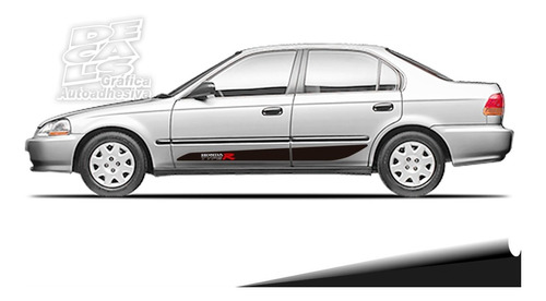 Calco Honda Civic Type R 1999 - 2000 Juego
