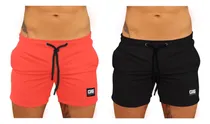 Comprar Pack X 2 Shorts De Baño Malla Hombre Secado Rápido G6