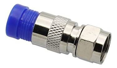 Adaptador De Conectores De Compresión Rg6 Rf Coaxial Cable C