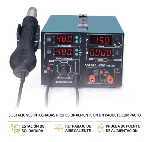 Imagen 3 de 7 de Estacion De Soldado Estano Soldadora Reparacion Accesorios