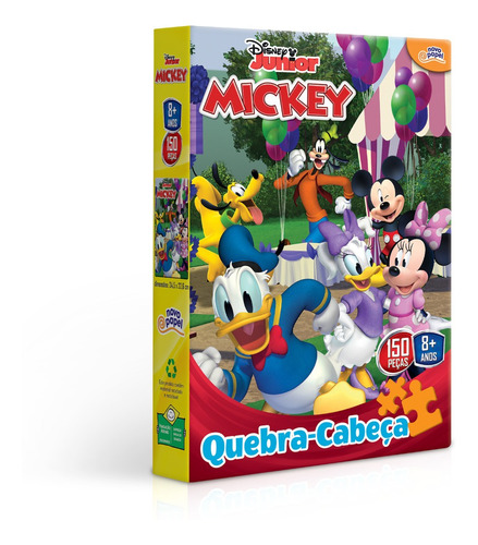 Quebra-cabeça 150 Peças Mickey Mouse Toyster 8002