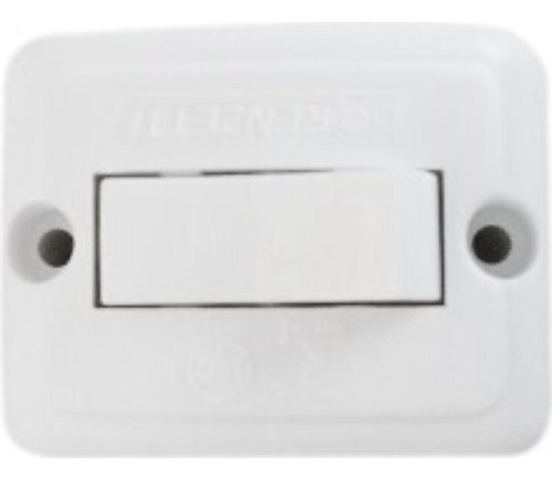 Interruptor Externo Lorenzetti Retangular Branco 1063-b-n