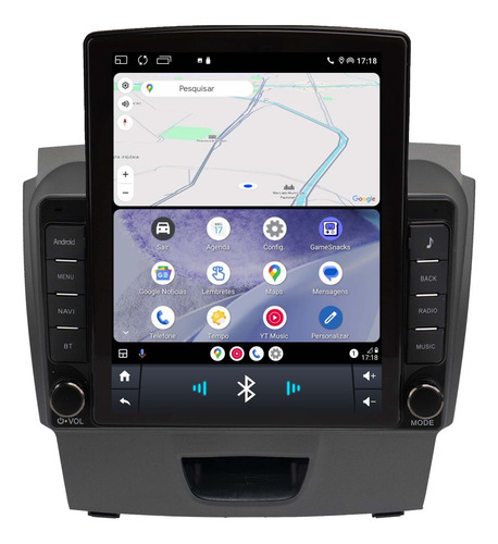 Multimidia Tesla S10 12/16 Sem Mylink Carplay Android 9,7p
