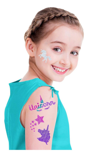Girlzone Tatuajes Temporales Tattoo De Unicornios