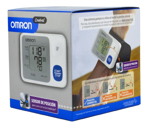 Imagen 5 de 7 de Tensiometro Presion Arterial Omron Hem-6122 Muñeca