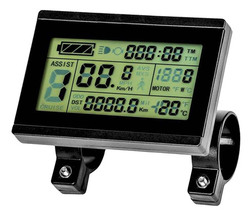 Display Lcd3 24v 36v 48v Bicicleta Eléctrica Inteligente
