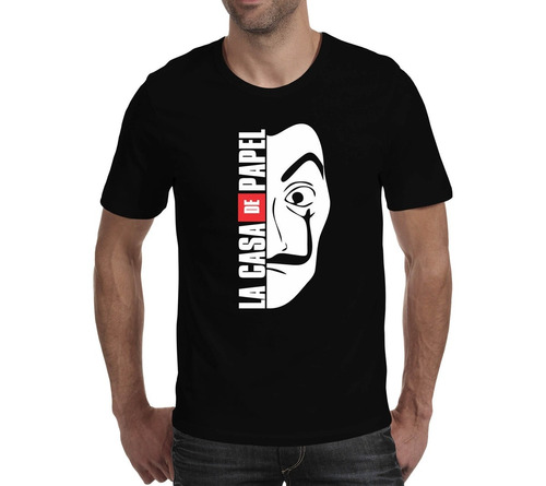 Camiseta La Casa De Papel - Preta