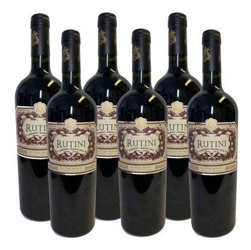 Vinho Argentino Rutini Cabernet Malbec pack 6