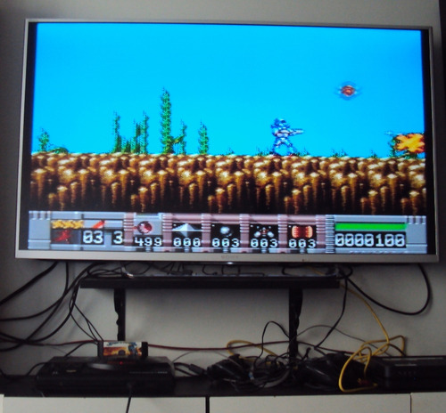 Cartucho Turrican Para Mega Drive - Funcionando - Usado (Usado)