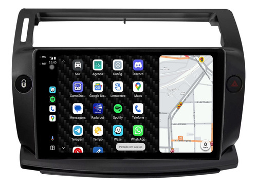 Multimidia C4 Pallas 9p Android Carplay 4/64gb + Ré