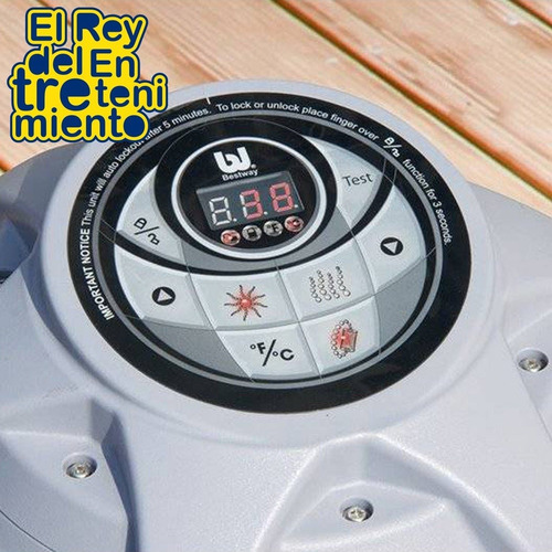 Jacuzzi Spa Bestway Inflable 800 L Hidromasaje +acces El Rey