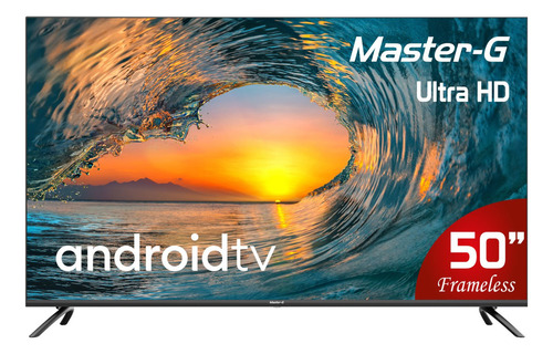 Smart Tv Led 50 Android 4k Bluetooth MGG50UF Master-G Negro 110V/220V