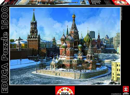 Rompecabezas Educa 1500 Pzas Catedral De San Basilio Moscú