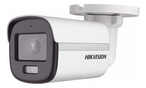 Cámara De Seguridad Hikvision Color Vu 2mp Color 24hs Metal Color Blanco