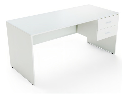 Mesa Escritorio Oficina + Cajonera Melamina 120cm - Piani 21 Color Ceniza