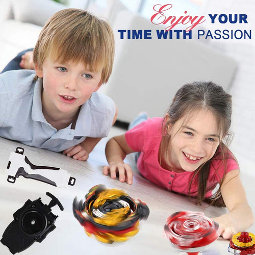 Beyblade Turbo God Kreis Satan B-74 Set Starter Launcher Color