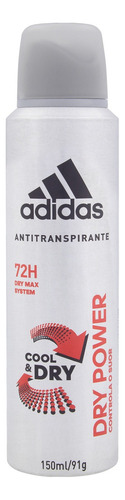 Antitranspirante Aerossol Dry Power Adidas Cool & Dry 150ml