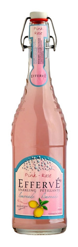 Água Com Gás Sabor Limonada Rosa Effervé 750ml