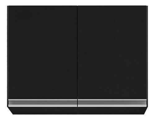 Armário Cozinha De Canto 7 Pçs Cp21 C/ Pia Inox Pto Cor Preto