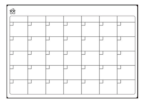 Calendarios Magnéticos De Pizarra Blanca Para Refrigeradores