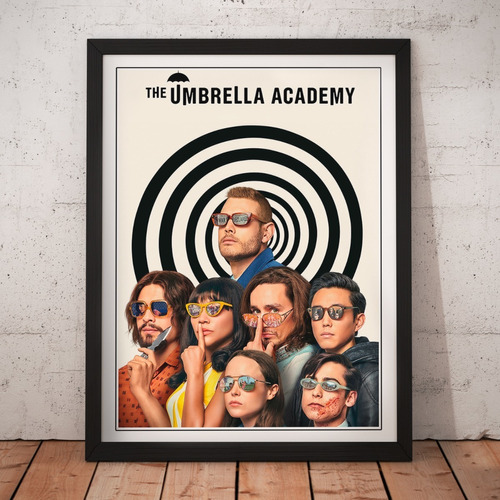 Cuadro Series - Umbrella Academy - Tv Poster - Alternativo