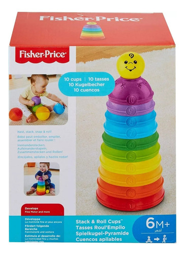 Juguete Para Bebe Tazas De Actividades W4472 Fisher Price Mattel