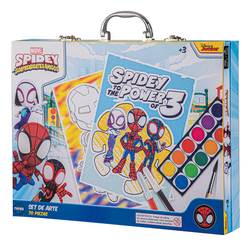 Valija Infantil Neox Spidey 70 Piezas - Mosca