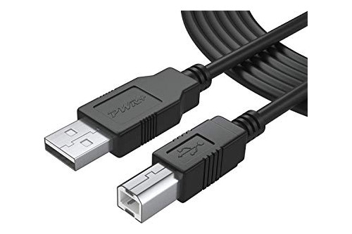 Pwr Cable Usb-2.0 Extra Largo De 25 Pies Tipo A A Tipo B Cab