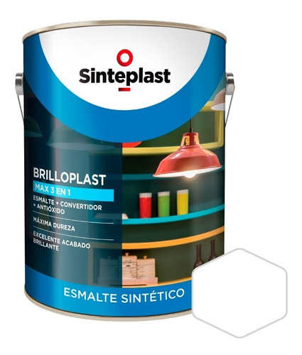 Brilloplast Max Esmalte Convertidor 3 En 1 Sinteplast | 4lts