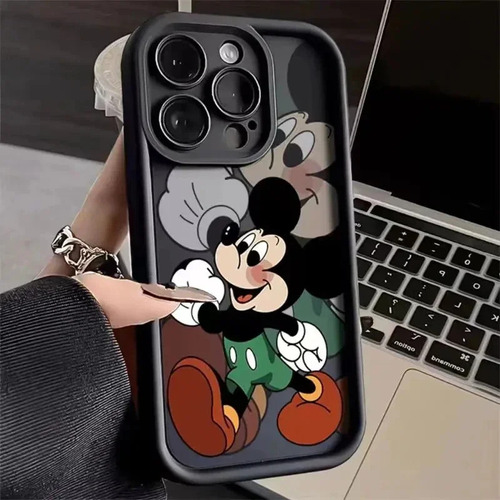 Funda De Teléfono De Silicona Suave De Mickey Mouse For Iph