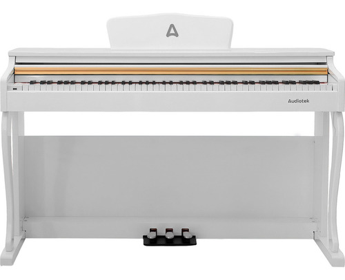 Piano Digital 88 Teclas Teclado Electrico 15v 3a 900 Ritmos Color Blanco