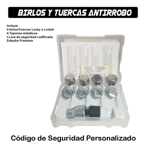 Imagen 3 de 10 de Birlos De Seguridad Originales Audi/ Seat/volkswagen/mg