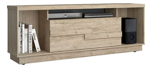 Rack Bancada Para Tv Até 60 Pol. Bia Rústico - Madetec