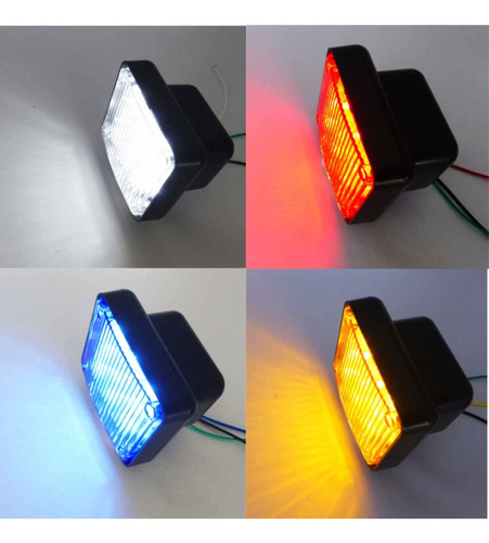 Luz Led Lateral 9 Led Para Camion 12/24 Volt Set X 1 Pcs