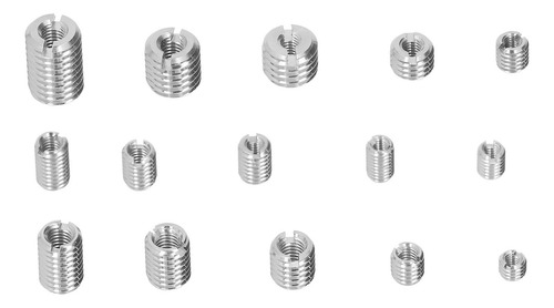 Inserto Roscado De 75 Piezas De Acero Inoxidable Plateado Re