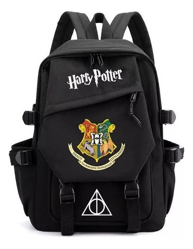 Mochila Escolar Con Estampado Harry Potter Rr