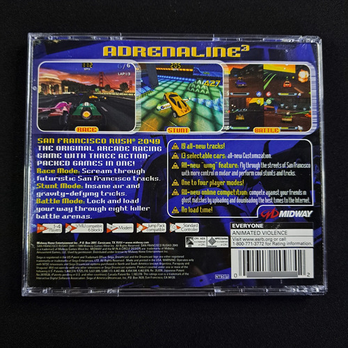 San Francisco Rush 2049 Americano Sega Dreamcast. Cd Vazado. (Usado)