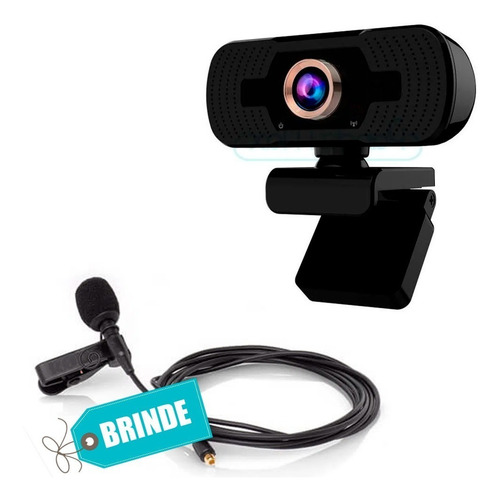 Webcam 1080p Full Hd Câmera Computador Microfone P/envio