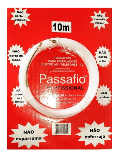 Passa Fio Nylon Proaqua 10m Pa10