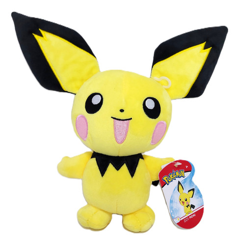 Peluche Pichu - Pokémon Johto - Jazwares (Usado)