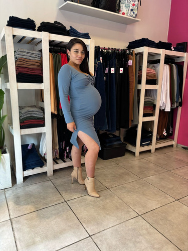 Vestido Para Baby Shower Embarazo Y Lactancia - Seni