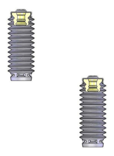 2 Cubrepolvo Amortiguador Traseras Impala 2000-2001-2003 Kyb