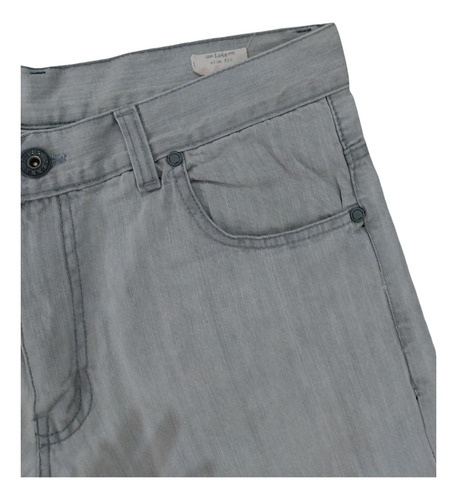 Bermuda Jean Hombre Gris Lois 5 Bolsillos T.34 (Usado)
