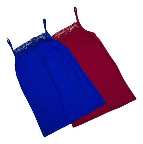 Set Bividi De Mujer Rojo Y Azul