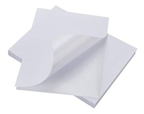 Papel Adhesivo Media Carta En Mate X 200 Hojas