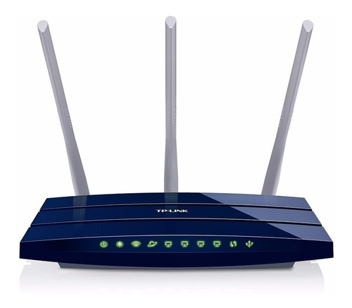 Router TP-Link TL-WR1043ND azul y gris