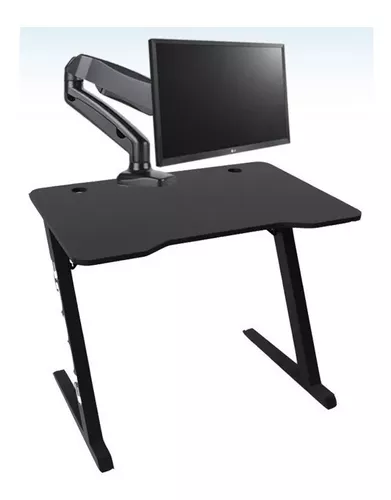 Soporte Brazo Hidraulico Monitor Led Tv Mesa 13 A 29 !! Color Negro