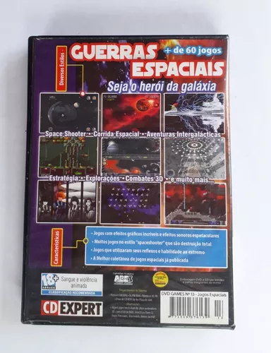 Cd De Jogos Expert Guerras Espaciais + De 60 Jogos