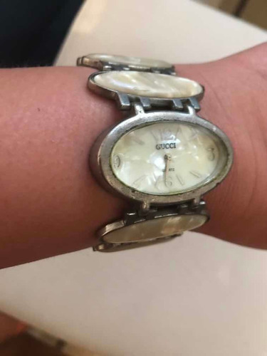 Gucci Relogio Madrepérola Vintage Colecionadores