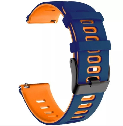 Correa Deportiva Doble Color D Lujo Para Binden Era Hit Azul - Naranja Claro